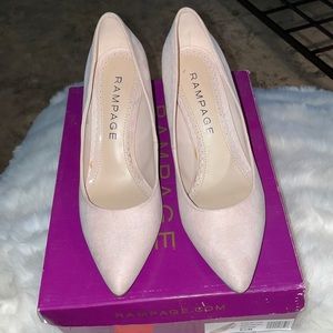 Rampage nude suede heel. 6.5